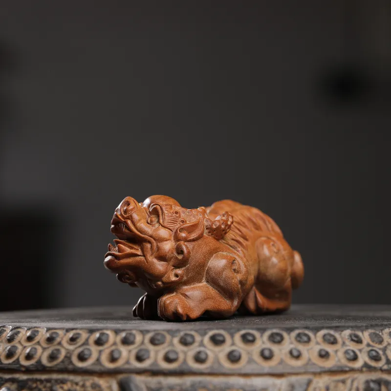 XUWU Laoshan Sandalwood Wooden Collectibles Unisex-3