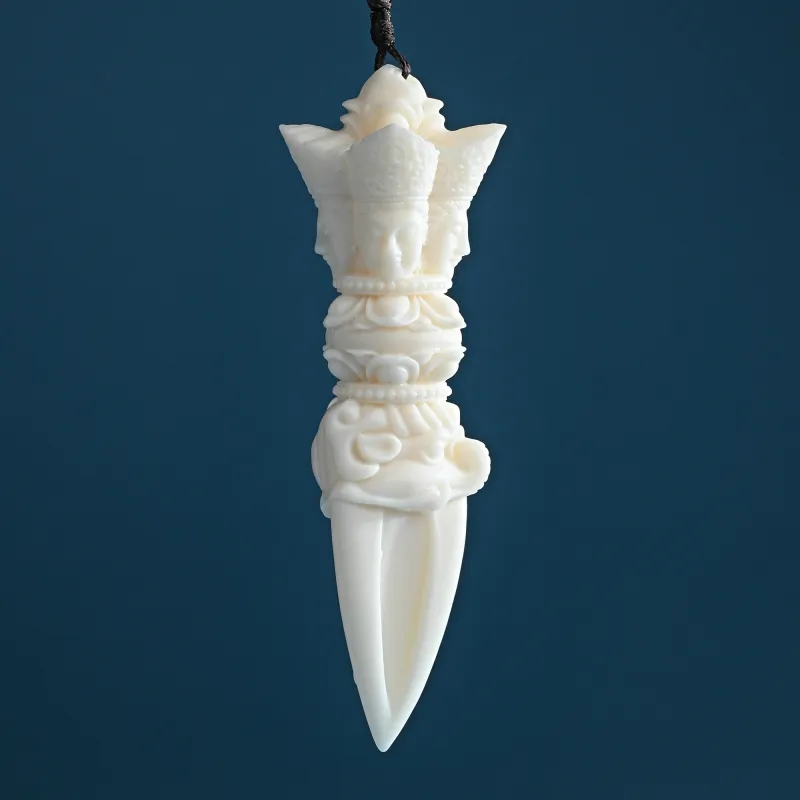 XUWU Ivory Nut Handlebar Piece Unisex-5