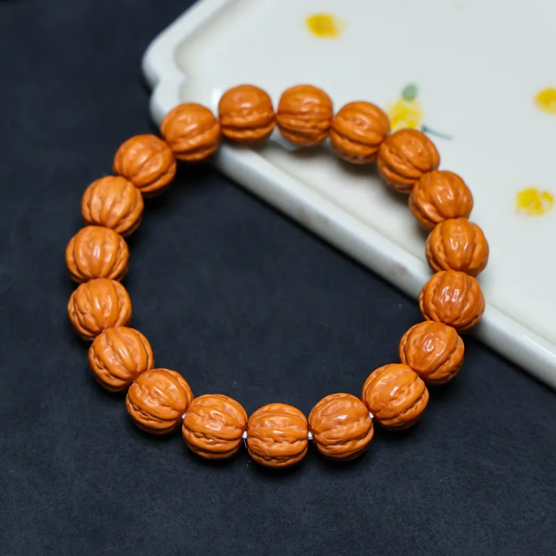 XUWU Monkey Head Walnut Bracelets Unisex-6