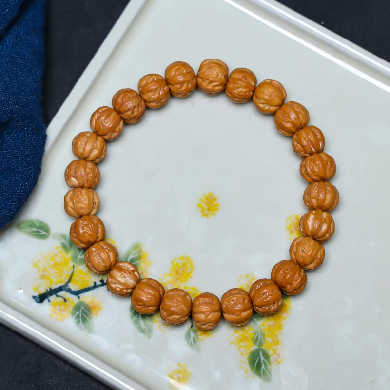 XUWU Monkey Head Walnut Bracelets Unisex-3