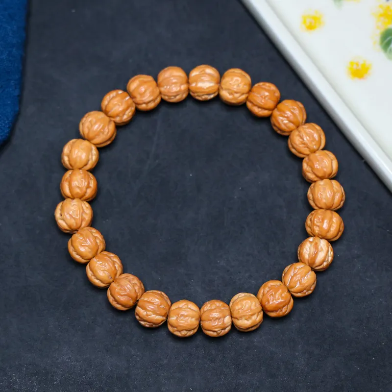 XUWU Monkey Head Walnut Bracelets Unisex-1