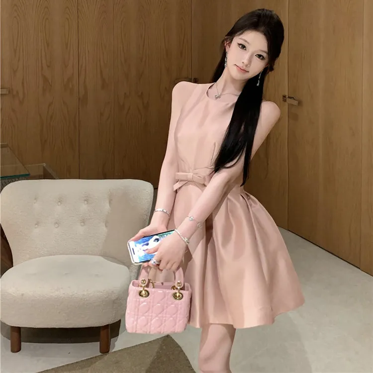 PLANE DRIFT Sleeveless Dress Women's Salmon Pink-6