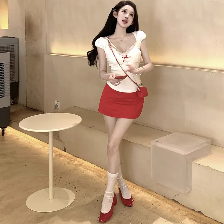 PLANE DRIFT Two Piece Skirt Sets Women's-2