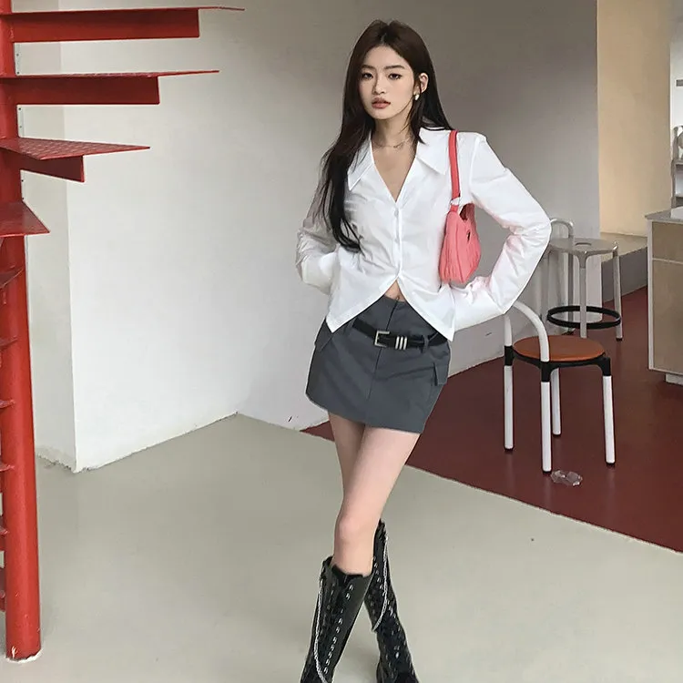 PLANE DRIFT Two Piece Skirt Sets Women's-3