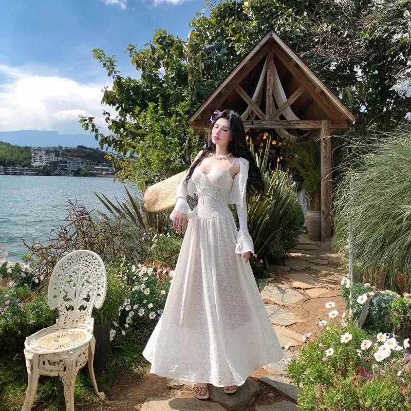 PLANE DRIFT Skirt Set Women's White-5