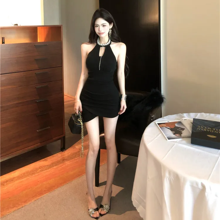 PLANE DRIFT Sleeveless Dress Women's Black-4