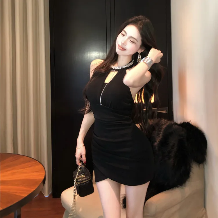 PLANE DRIFT Sleeveless Dress Women's Black-5