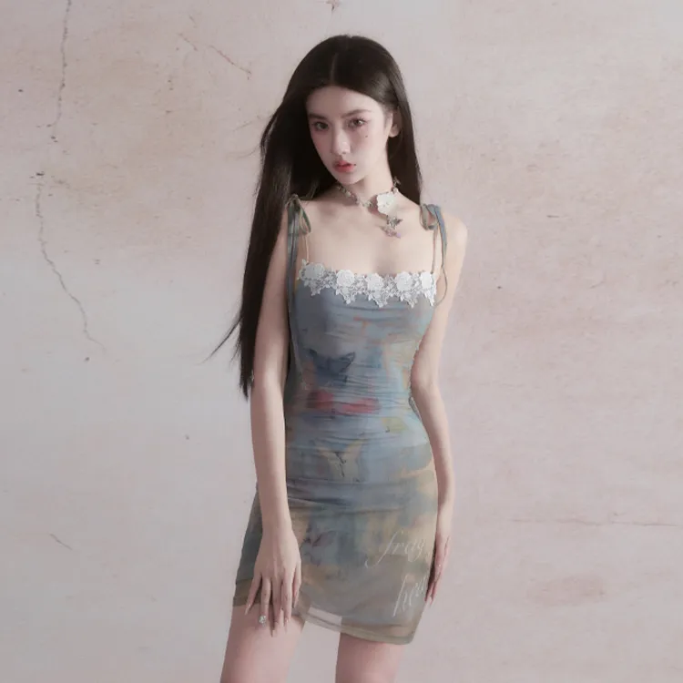 PLANE DRIFT Slip Dresses Women's-4
