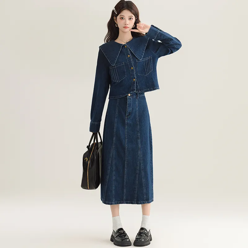 PLANE DRIFT Skirt Set Women's Dark Blue-1