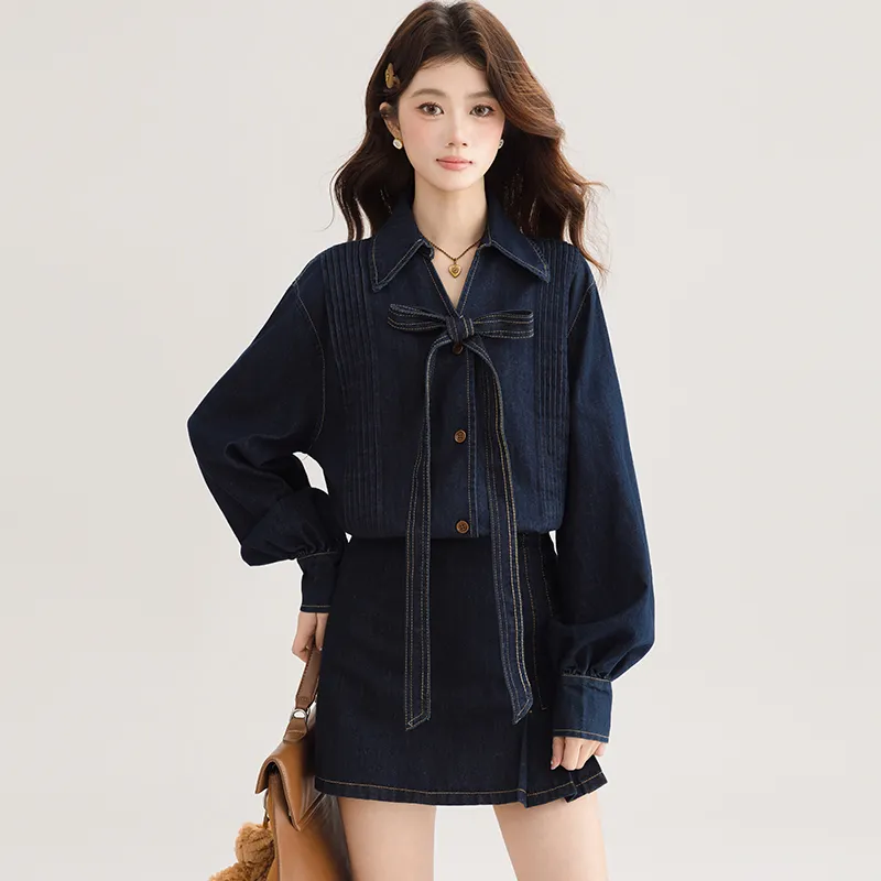 PLANE DRIFT Skirt Set Women's Dark Blue-2