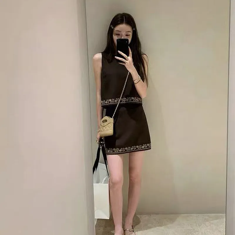 PLANE DRIFT Two Piece Skirt Sets Women's-4
