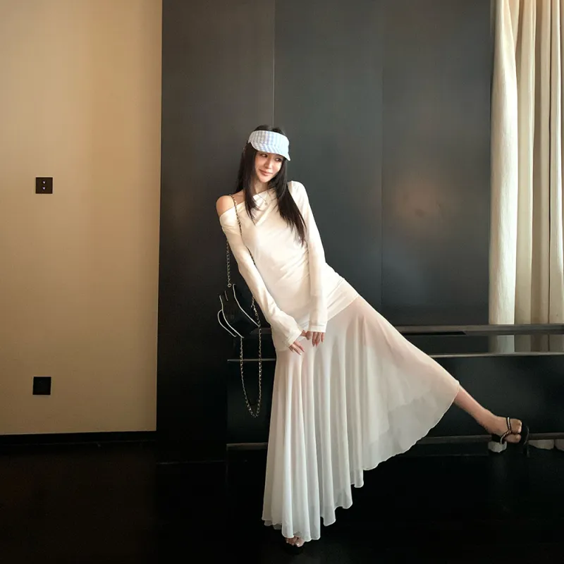 PLANE DRIFT Long Sleeved Dress Women's-14