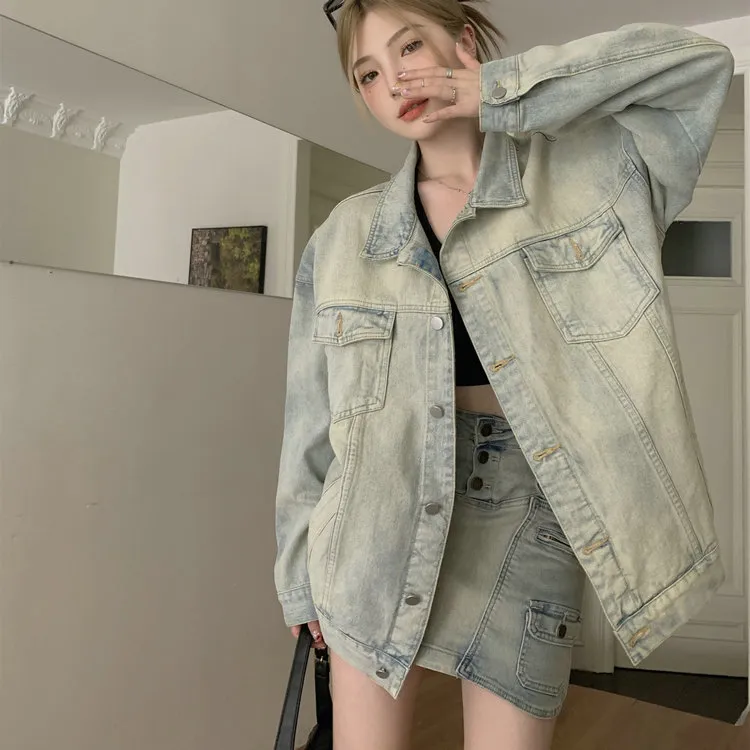 PLANE DRIFT Denim Jacket Unisex-1