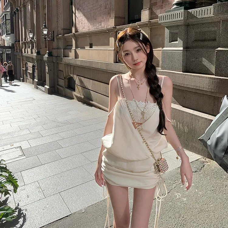 PLANE DRIFT Slip Dresses Women's-10