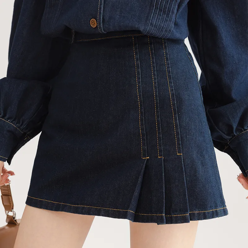 PLANE DRIFT Skirt Set Women's Dark Blue-3