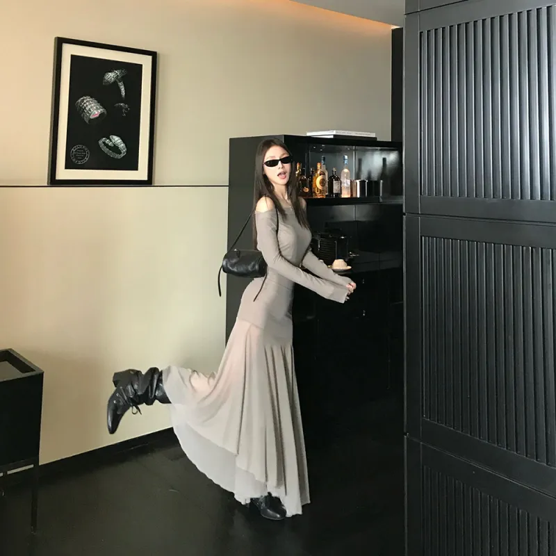 PLANE DRIFT Long Sleeved Dress Women's-3