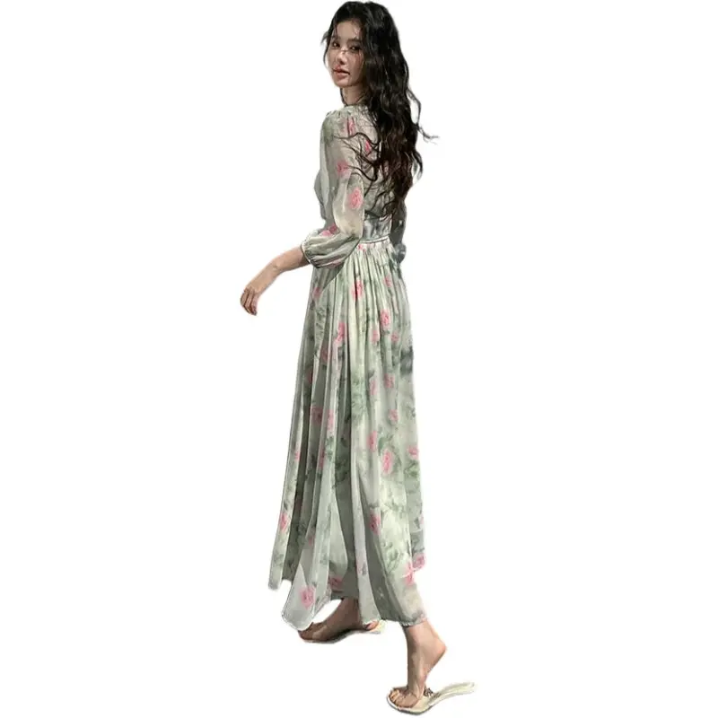 PLANE DRIFT Long Sleeved Dresses Women's-1