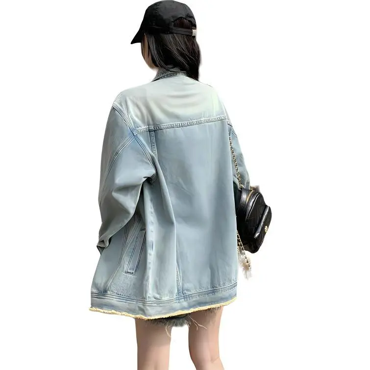 PLANE DRIFT Denim Jacket Unisex Blue-0