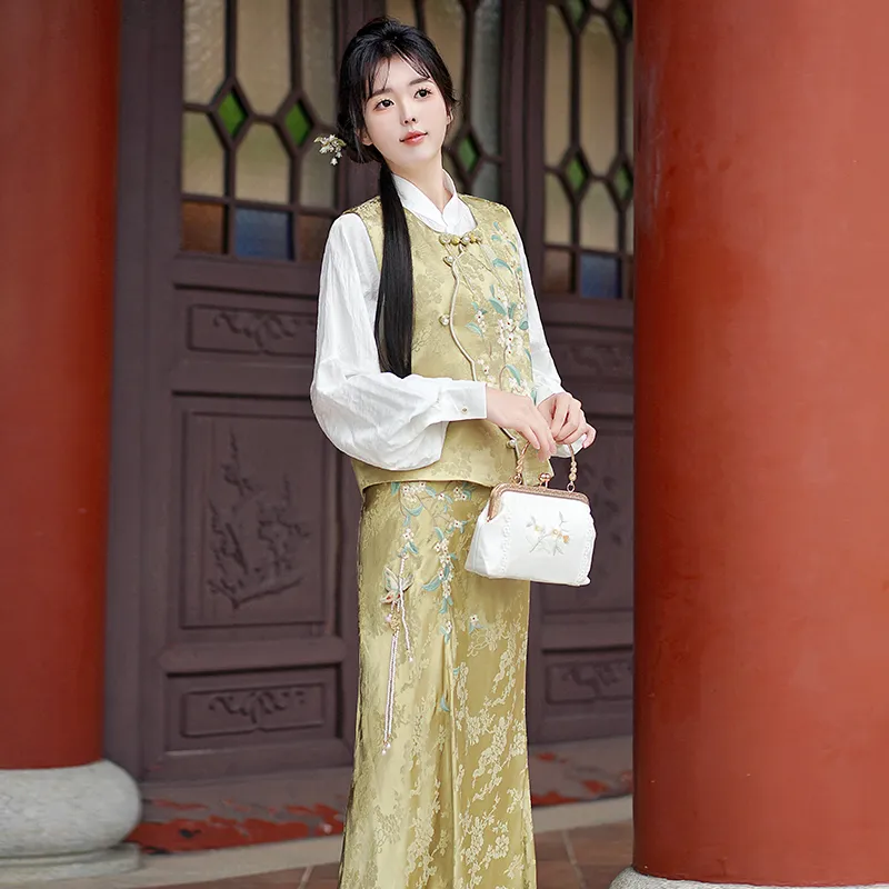 PLANE DRIFT Skirt Set Women's Yellow-2