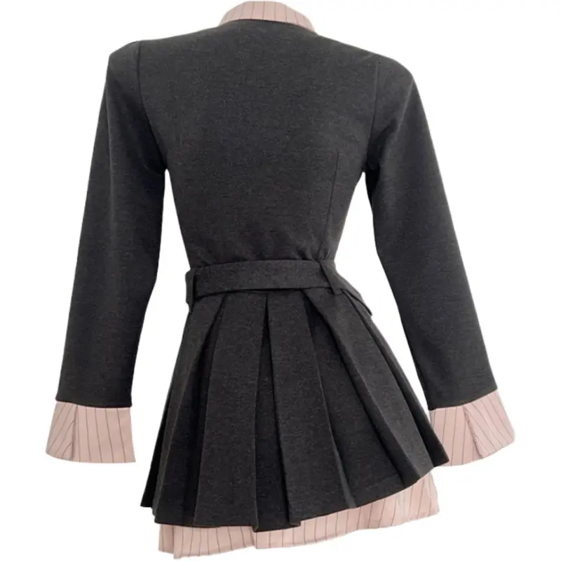 PLANE DRIFT Long Sleeved Dresses Women's Black-1