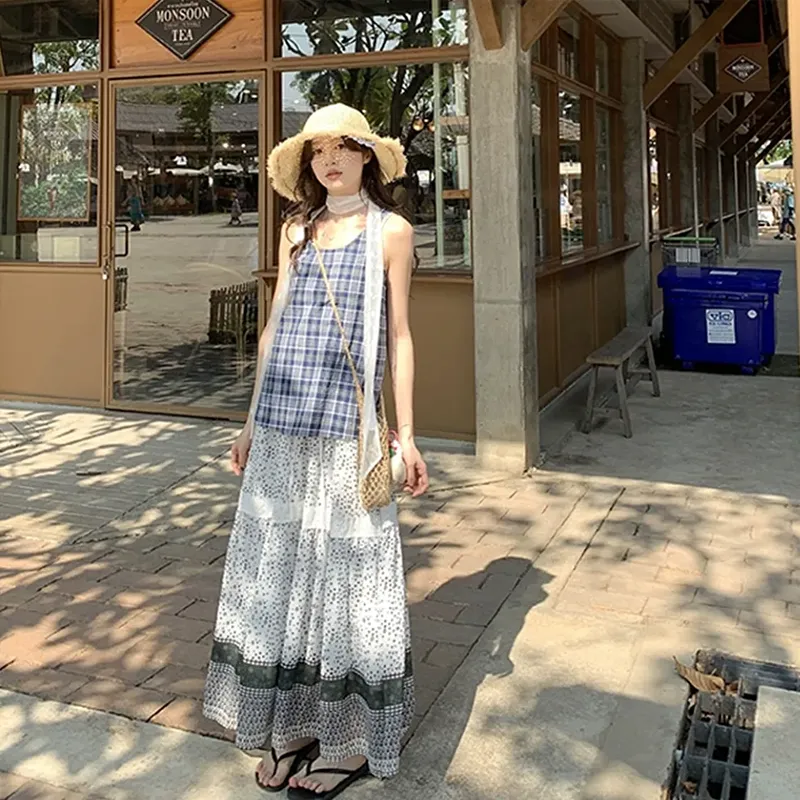 PLANE DRIFT Two Piece Skirt Sets Women's-5