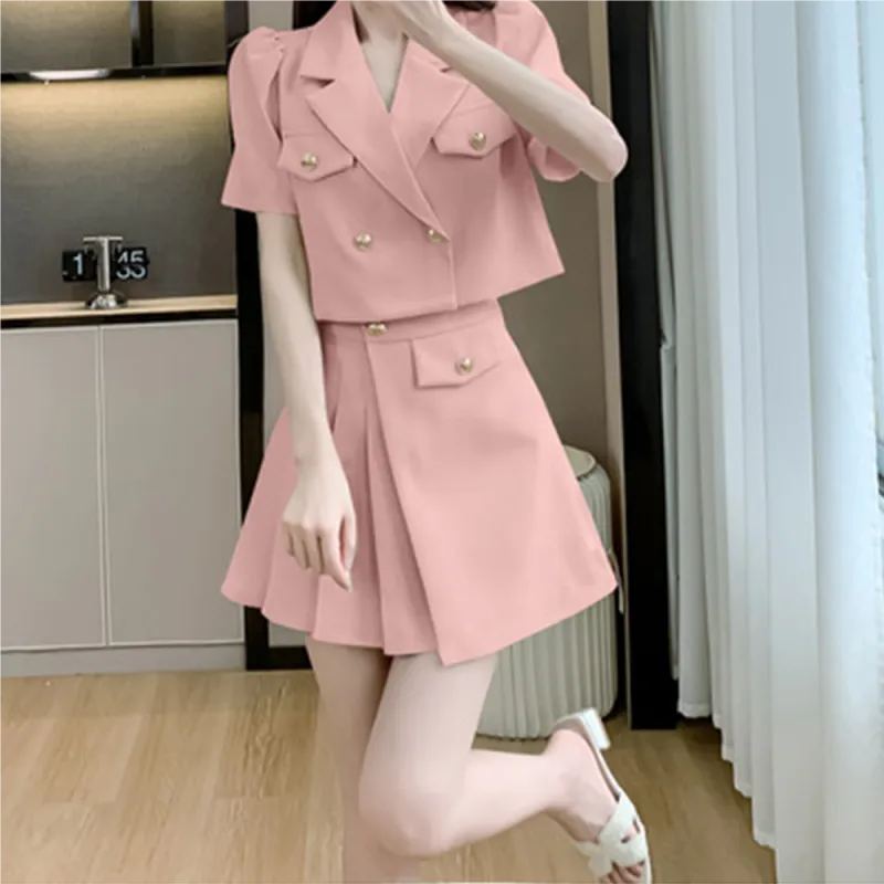 PLANE DRIFT Two Piece Skirt Sets Women's-11