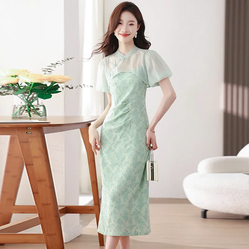 PLANE DRIFT Skirt Set Women's Grass Green-1