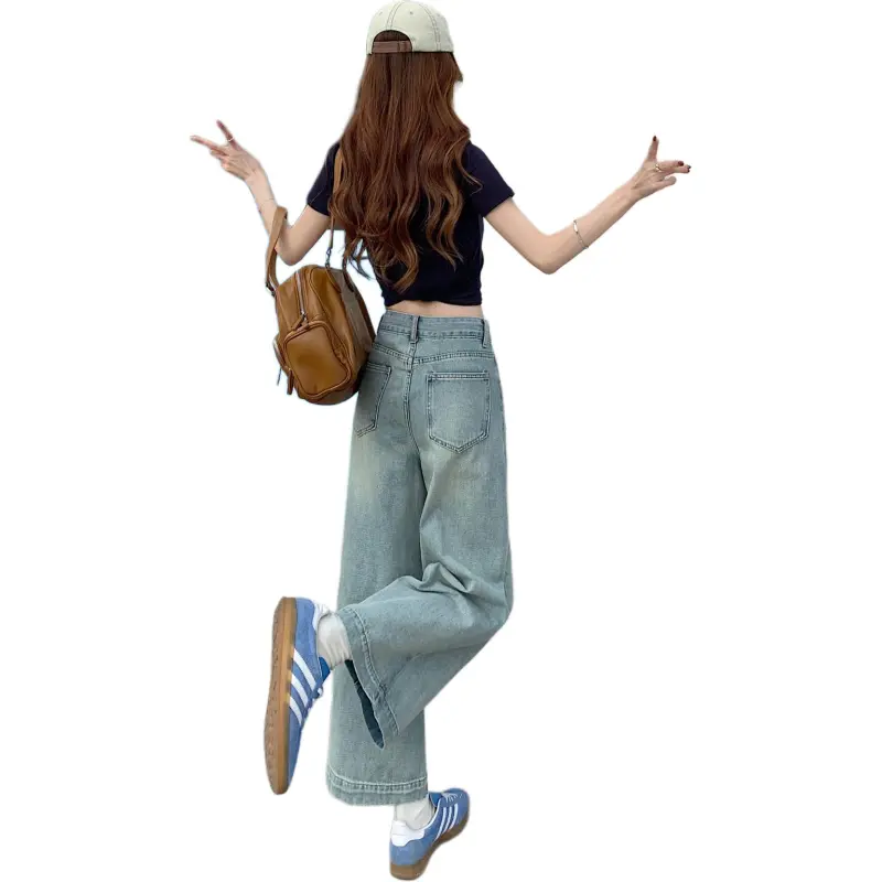 PLANE DRIFT Jeans Women's Blue-1