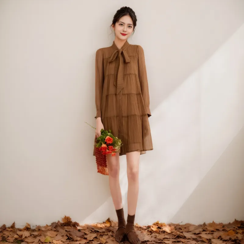 PLANE DRIFT Long Sleeved Dress Women's-4