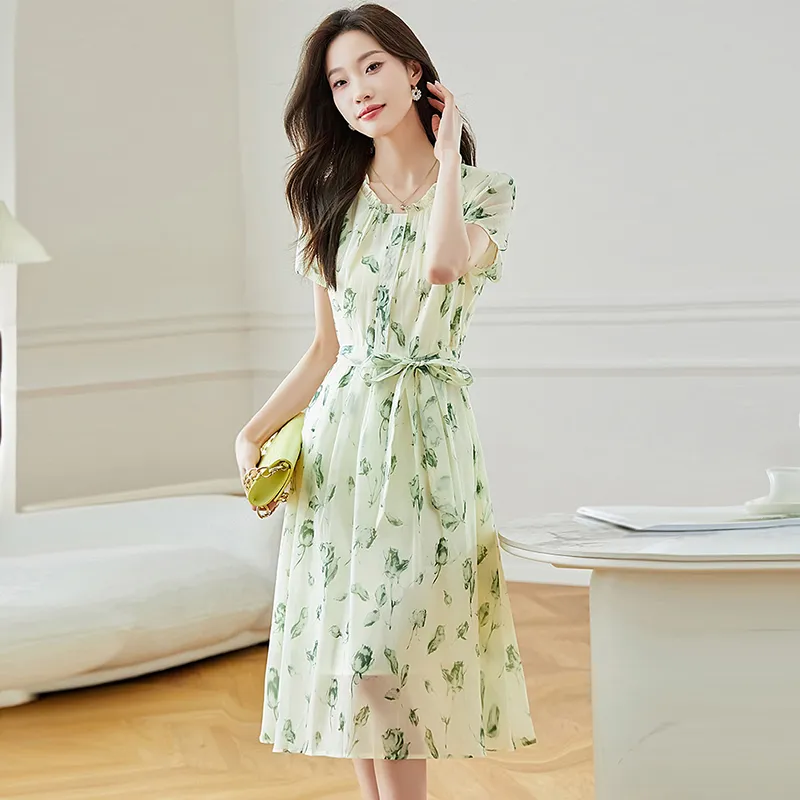 PLANE DRIFT Short Sleeved Dresses Women's-5
