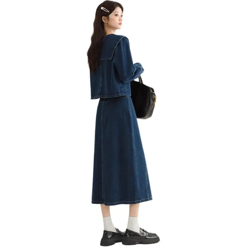 PLANE DRIFT Skirt Set Women's Dark Blue-0