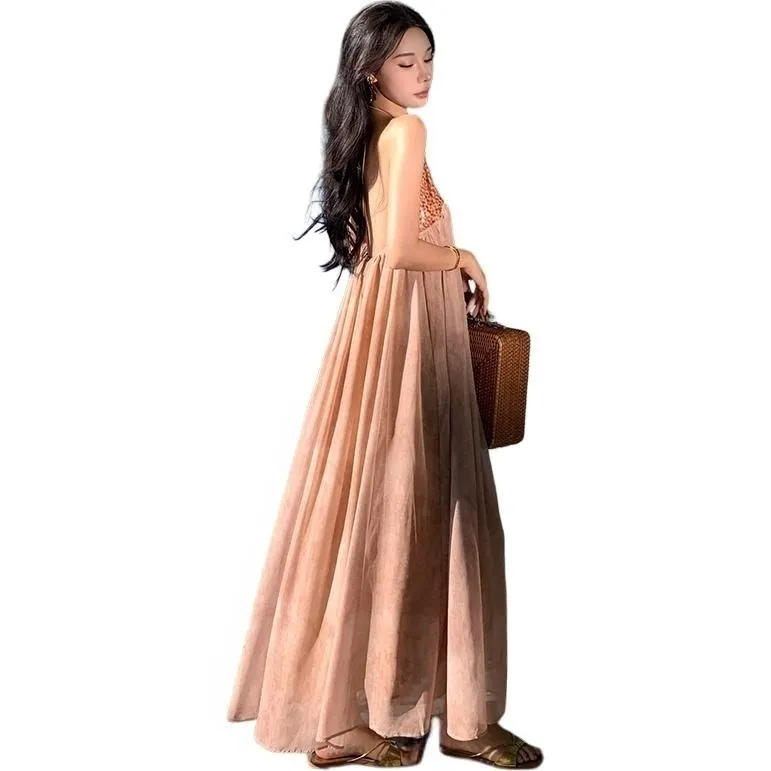 PLANE DRIFT Slip Dresses Women's Honey Candy-0