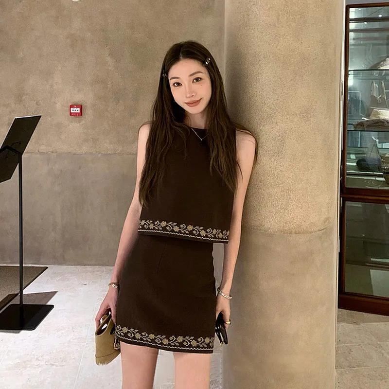 PLANE DRIFT Two Piece Skirt Sets Women's-2
