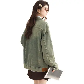 PLANE DRIFT Denim Jacket Women's Blue