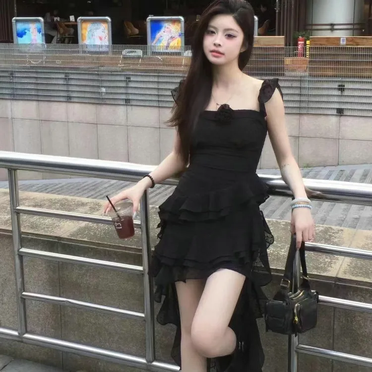 PLANE DRIFT Sleeveless Dress Women's Black-2