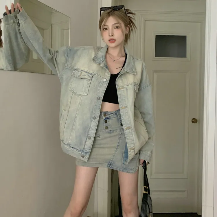 PLANE DRIFT Denim Jacket Unisex-3