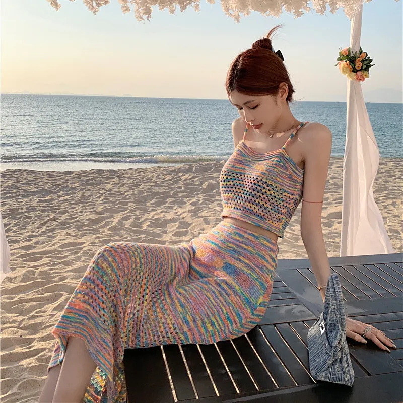 PLANE DRIFT Two Piece Skirt Sets Women's Image Color-3