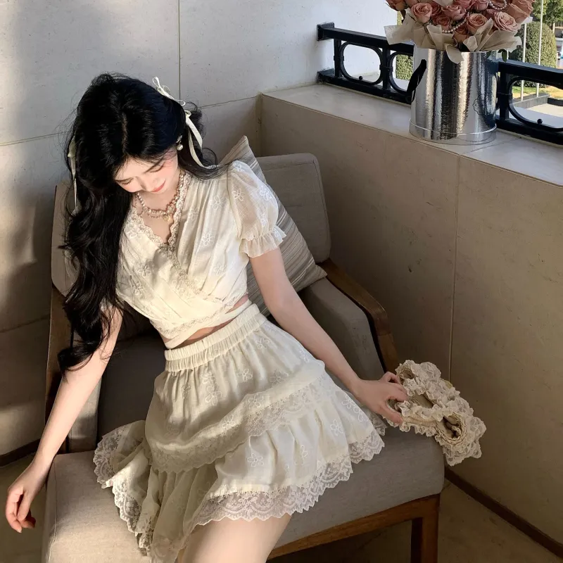 PLANE DRIFT Two Piece Skirt Sets Women's-2