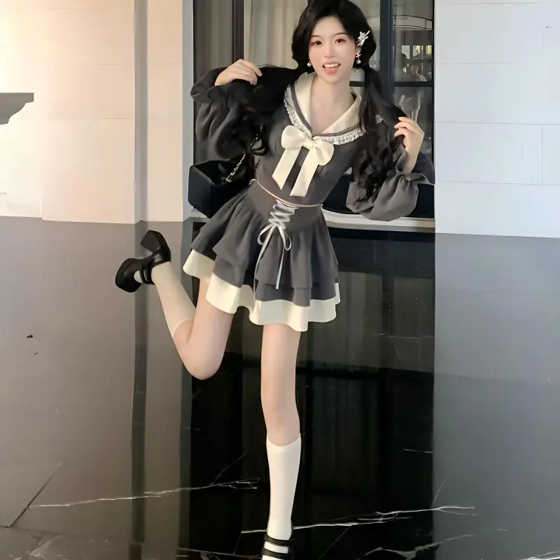 PLANE DRIFT Two Piece Skirt Sets Women's-3