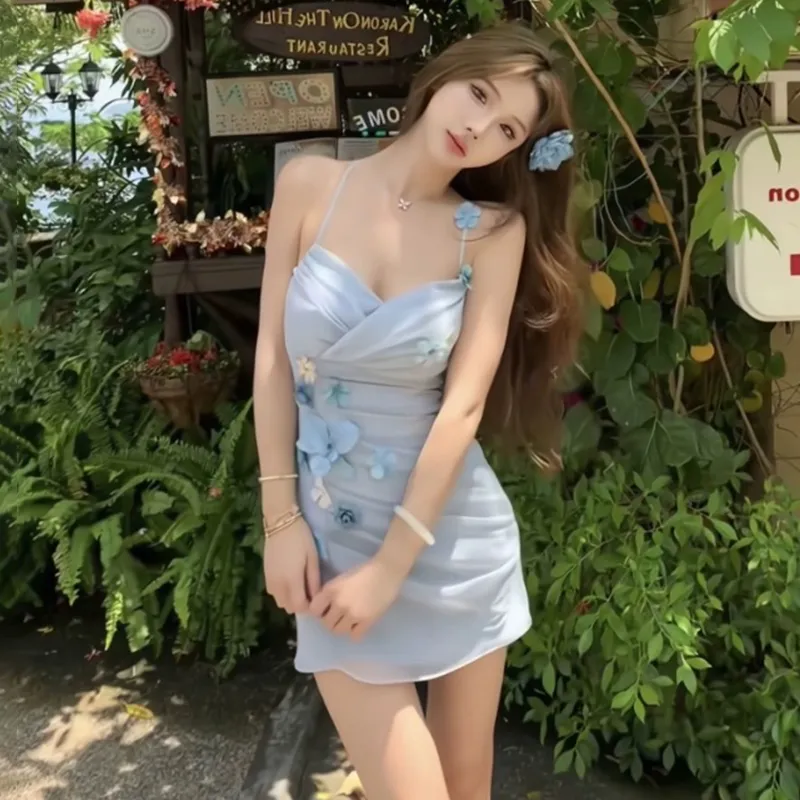 PLANE DRIFT Slip Dresses Women's-11