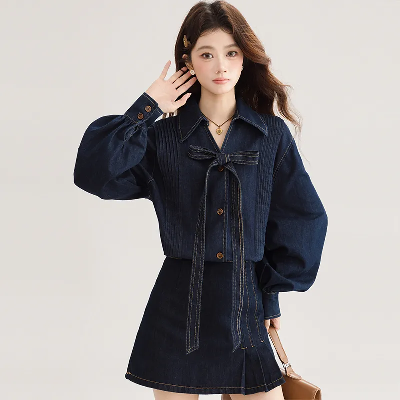 PLANE DRIFT Skirt Set Women's Dark Blue-1
