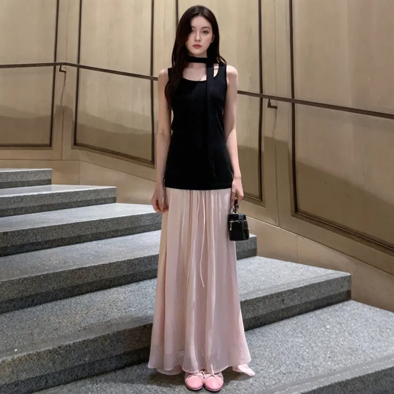 KUNZHUDAXIANG Skirt Set Women's-6