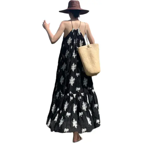 PLANE DRIFT Slip Dresses Women's Black