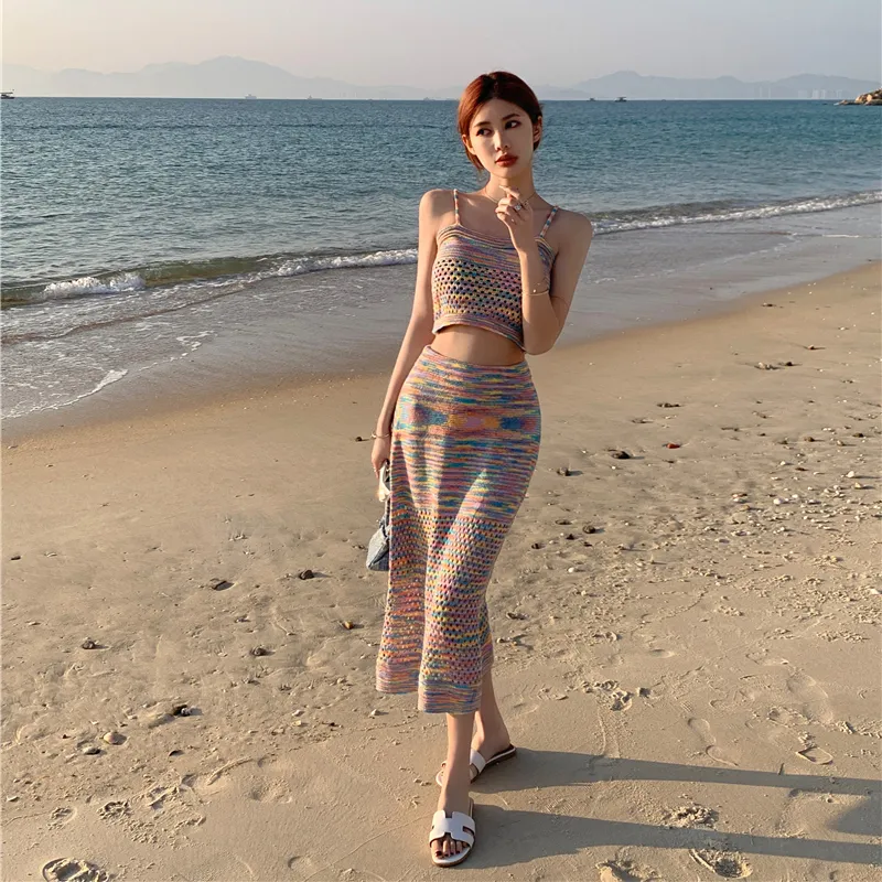 PLANE DRIFT Two Piece Skirt Sets Women's Image Color-2