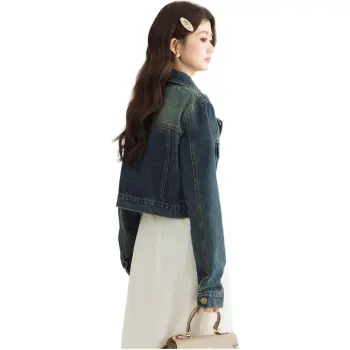 PLANE DRIFT Denim Jacket Unisex Blue