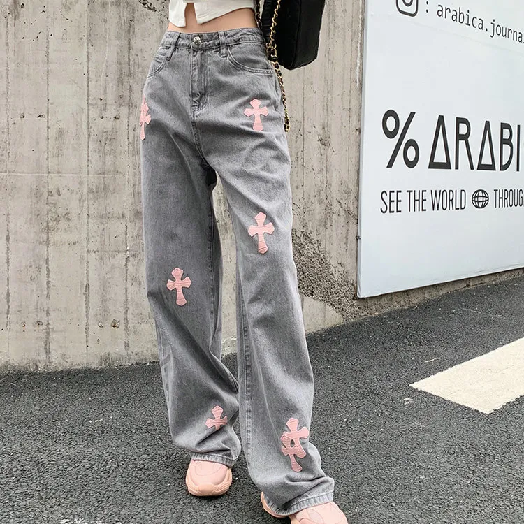 PLANE DRIFT Jeans Women's Gray-2