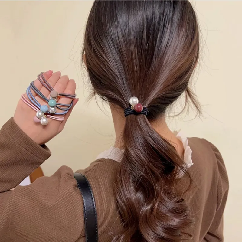 Danqin Acrylic Hair Tie Women's-3