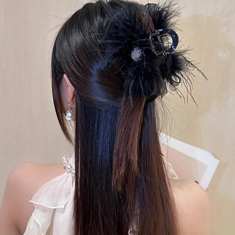 Danqin Acrylic Hair Clips Women's-1