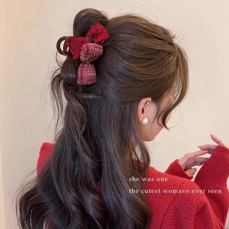 Danqin Fabric Hair Clips Women's-2