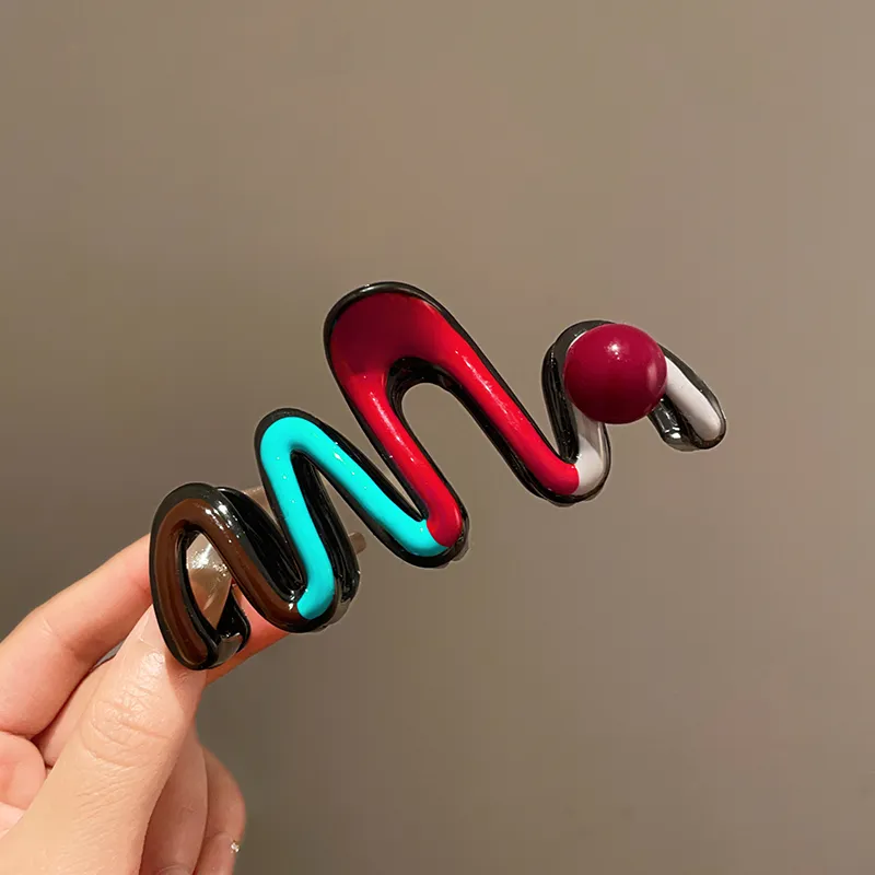Danqin Acrylic Hair Clips Women's-1